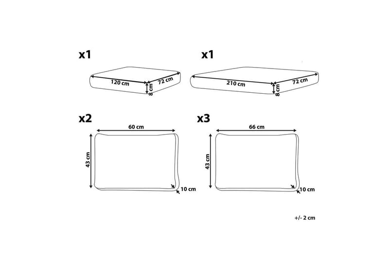 Pudebetræk Lanciano - Havemøbler - Hynder - Hyndebetræk