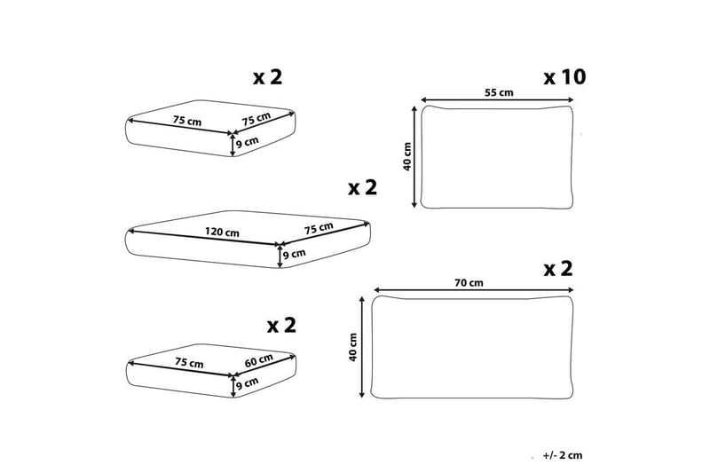Pudebetræk Maestro II - Havemøbler - Hynder - Hyndebetræk