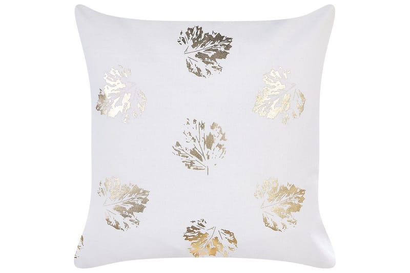 Pyntepuder Goldenrod sæt af 2 Hvid/guld - Hvid/guld - Tekstiler - Sengetøj - Sovepude - Inderpuder