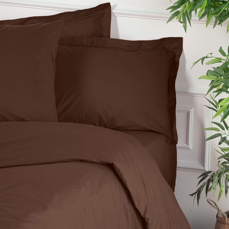 Veyloren dynebetræk 200x200 cm - Mørkebrun - Tekstiler - Sengetøj - Dyne