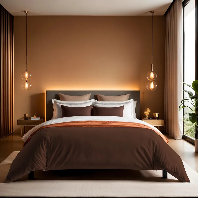 Veyloren dynebetræk 240x220 cm - Mørkebrun - Tekstiler - Sengetøj - Dyne