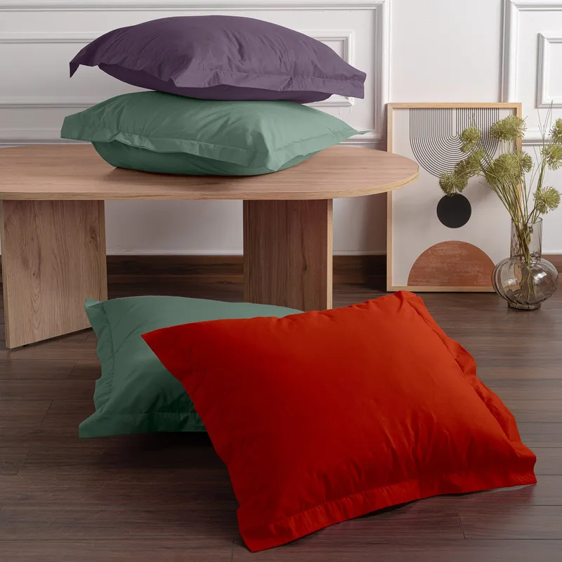 Veyloren pudebetræk 2-pak 60x60 cm - Grøn - Tekstiler - Sengetøj - Hovedpudebetræk