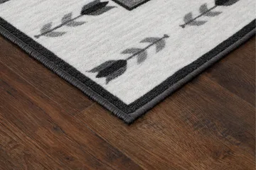 Tulpan Fladvævet Tæppe 80x300 cm - Grå - Tekstiler - Tæpper - Fladvævet tæppe