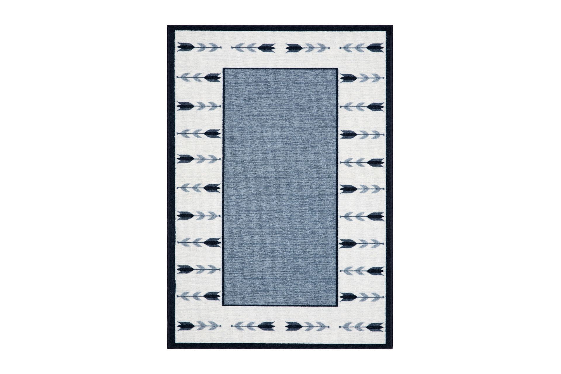 Tulpan Fladvævet Tæppe 160x230 cm - Blå - Tekstiler - Tæpper - Fladvævet tæppe