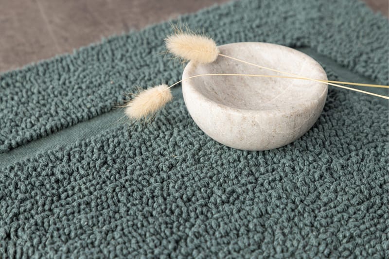 William Badeværelsesmåtte 50x80 cm - Grøn - Tekstiler - Tæpper - Badeværelsesmåtte