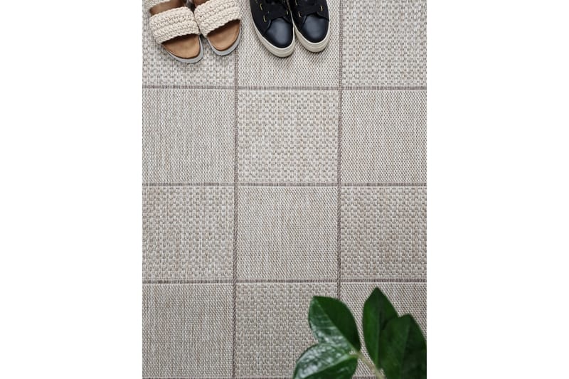 Madrid Fladvævet Tæppe 80x150 cm - Hør - Tekstiler - Tæpper - Fladvævet tæppe