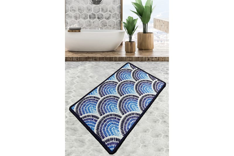 Parmeshwar Badeværelsestæppe 70x120 cm Rektangulær, Flerfarvet