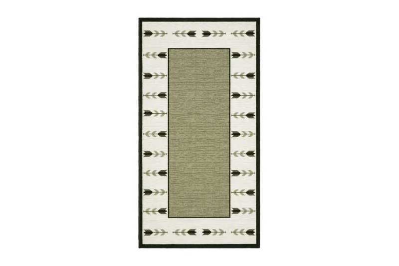 Tulpan Fladvævet Tæppe 57x200 cm, Grøn