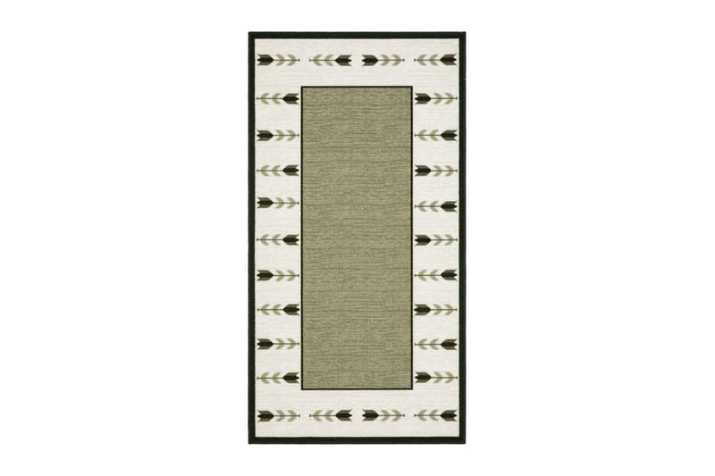 Tulpan Fladvævet Tæppe 80x200 cm, Grøn