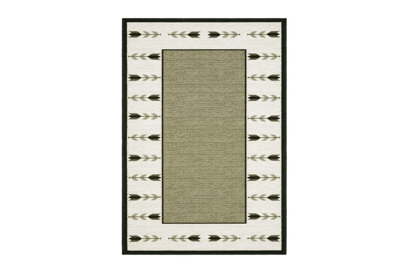 Tulpan Fladvævet Tæppe 160x230 cm, Grøn