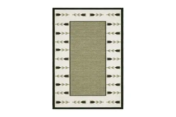 Tulpan Fladvævet Tæppe 160x230 cm - Grøn - Tekstiler - Tæpper - Fladvævet tæppe