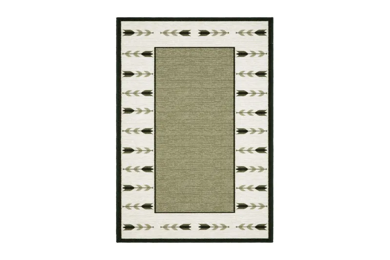 Tulpan Fladvævet Tæppe 160x230 cm, Grøn