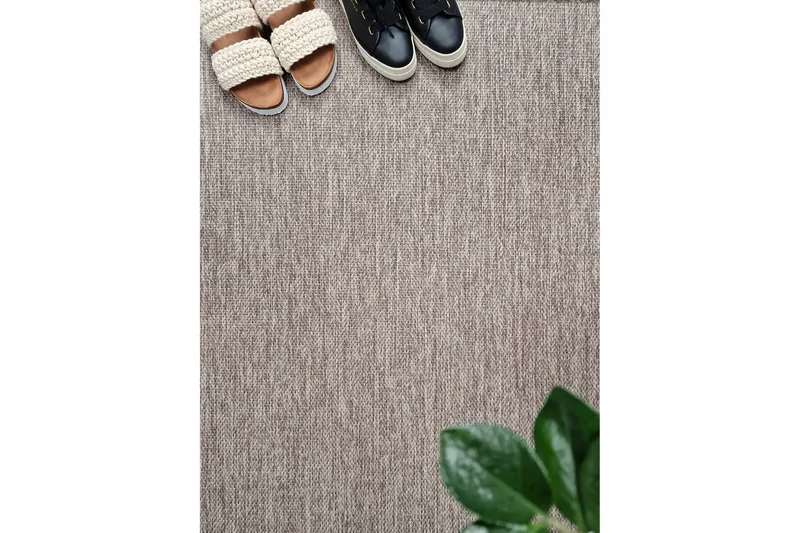 Madrid Fladvævet Tæppe 200x285 cm - Hør - Tekstiler - Tæpper - Fladvævet tæppe