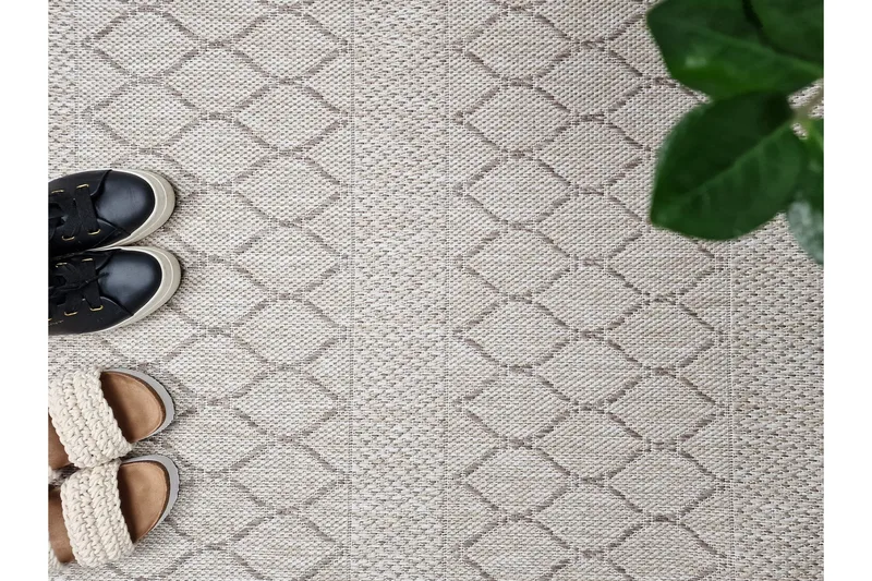 Madrid Fladvævet Tæppe 160x230 cm - Hør - Tekstiler - Tæpper - Fladvævet tæppe