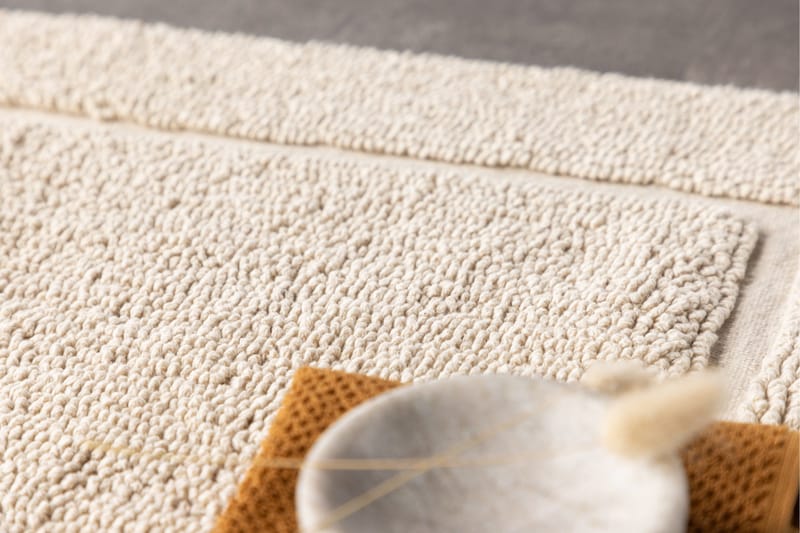 William Badeværelsesmåtte 60x90 cm - Beige - Tekstiler - Tæpper - Badeværelsesmåtte