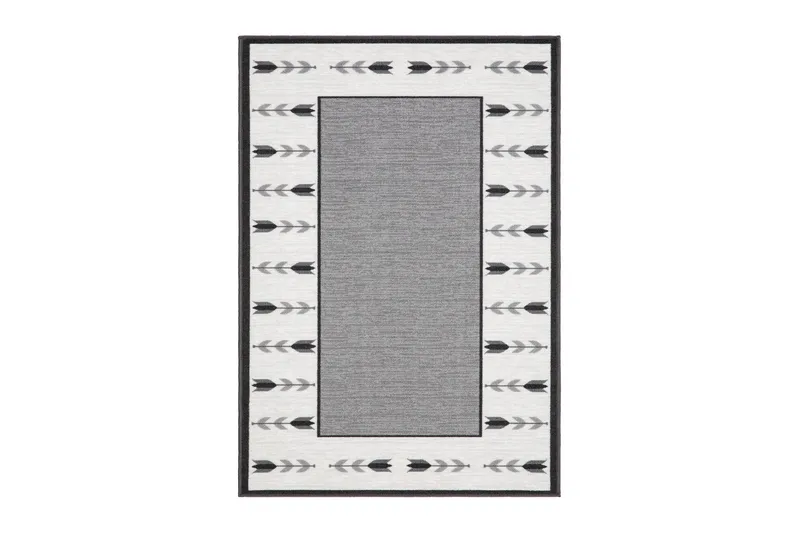 Tulpan Fladvævet Tæppe 133x190 cm, Grå