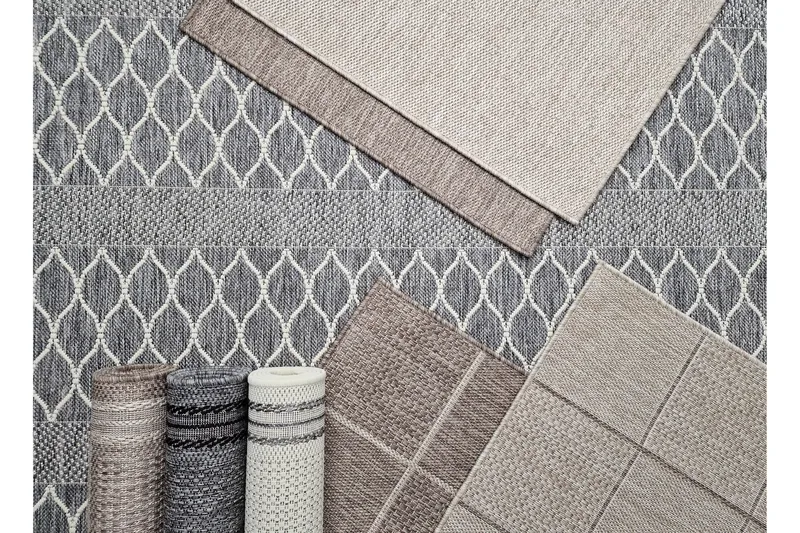 Madrid Fladvævet Tæppe 160x230 cm - Hør - Tekstiler - Tæpper - Fladvævet tæppe