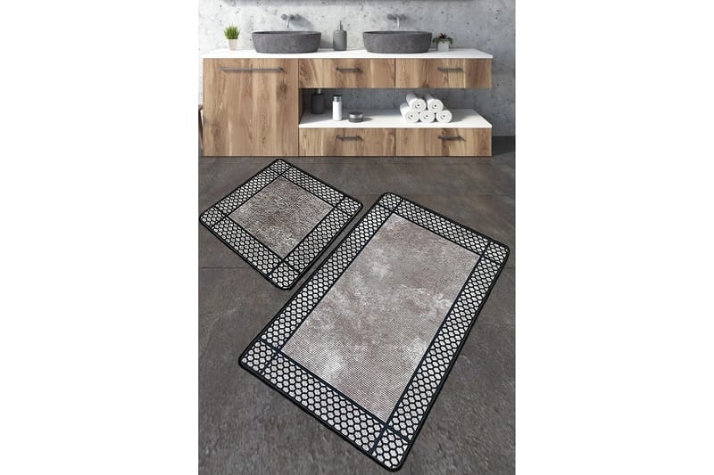 Navjat Badeværelsestæppe 60x100 cm Rektangulær, Flerfarvet