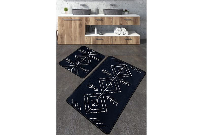 Nijam Badeværelsestæppe 60x100 cm Rektangulær, Flerfarvet