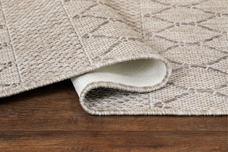 Madrid Fladvævet Tæppe 160x230 cm - Hør - Tekstiler - Tæpper - Fladvævet tæppe