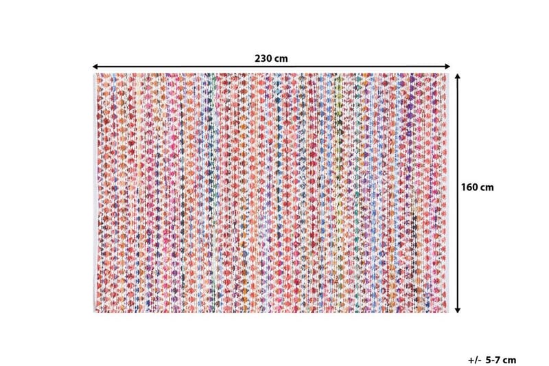 Arakli tæppe 160 | 230 cm - Flerfarvet - Tæpper