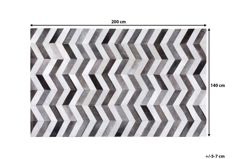 Axle tæppe 140 | 200 cm - Grå - Tekstiler - Tæpper - Pels & skindtæpper