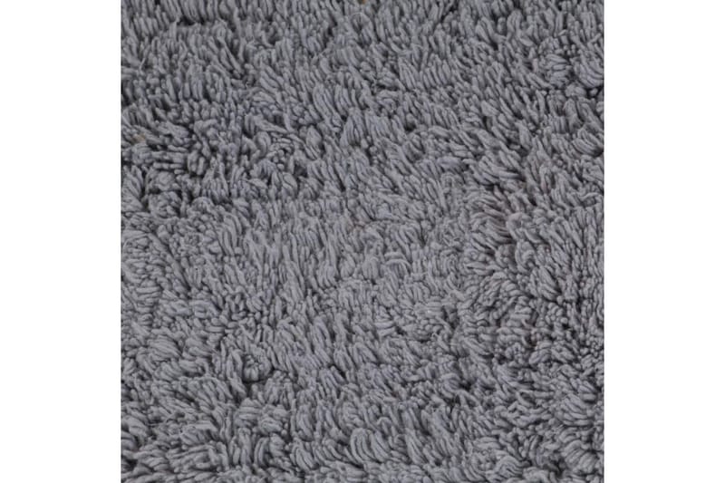 bademåttesæt i 2 dele stof grå - Grå - Badeværelsesmåtte