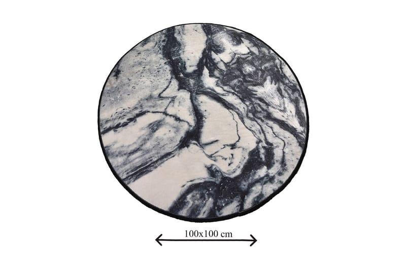 Chilai Home Bademåtte 100 Rund - Multifarvet - Tekstiler - Tæpper - Badeværelsesmåtte