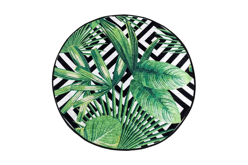 Chilai Home Bademåtte 100 Rund, Multifarvet