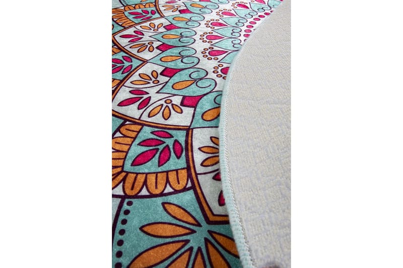 Chilai Home Bademåtte 100 Rund - Multifarvet - Tekstiler - Tæpper - Badeværelsesmåtte