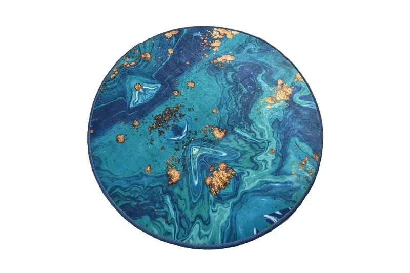 Chilai Home Bademåtte 100 Rund, Multifarvet