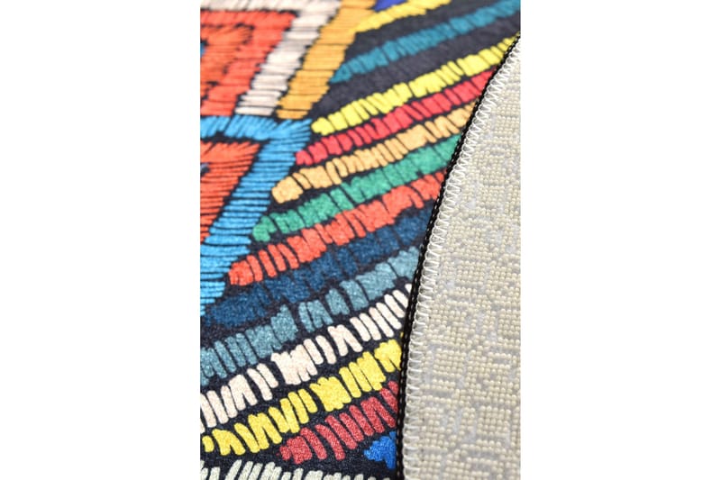 Chilai Home Bademåtte 100 Rund - Multifarvet - Tekstiler - Tæpper - Badeværelsesmåtte