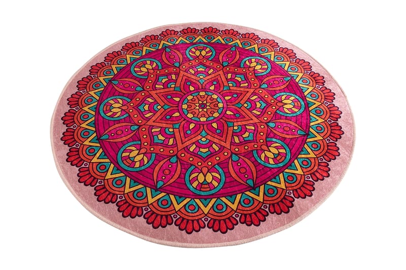 Chilai Home Bademåtte 100 Rund, Multifarvet