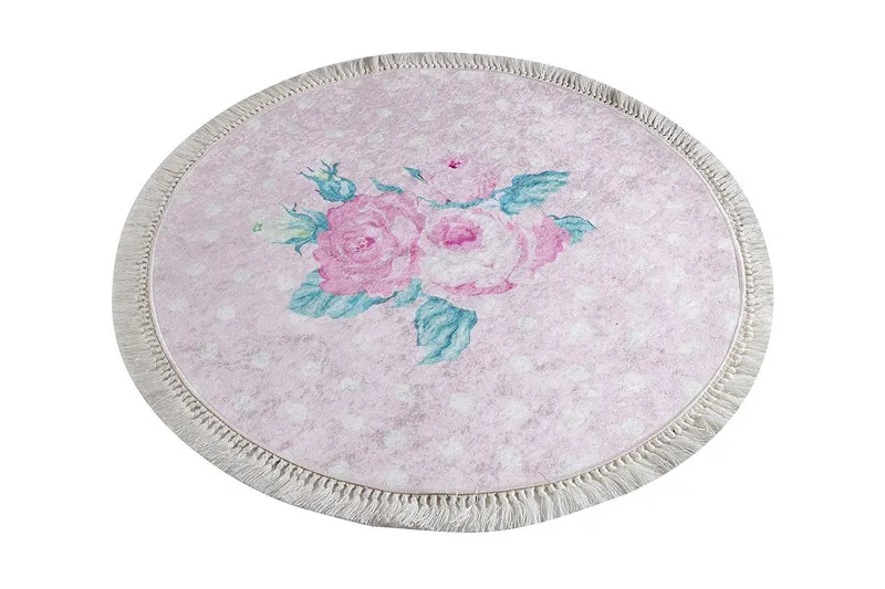 Chilai Home Bademåtte 100 Rund, Multifarvet