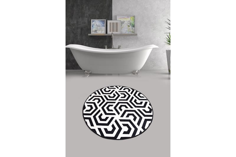 Chilai Home Bademåtte 100 Rund - Multifarvet - Tekstiler - Tæpper - Badeværelsesmåtte