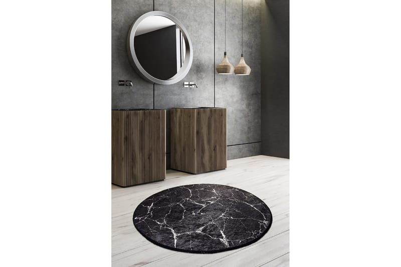 Chilai Home Bademåtte 100 Rund - Multifarvet - Tekstiler - Tæpper - Badeværelsesmåtte