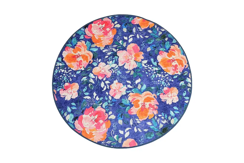 Chilai Home Bademåtte 100 Rund, Multifarvet