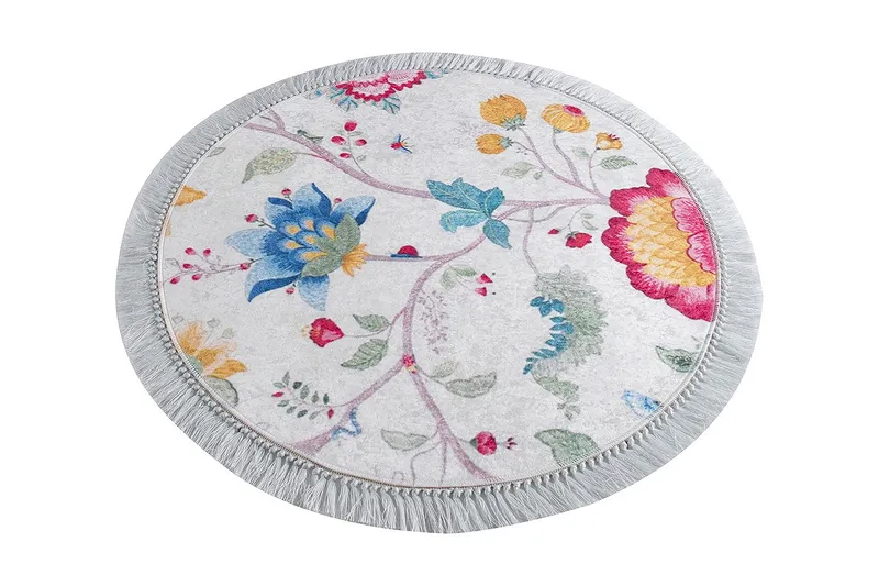 Chilai Home Bademåtte 100 Rund, Multifarvet