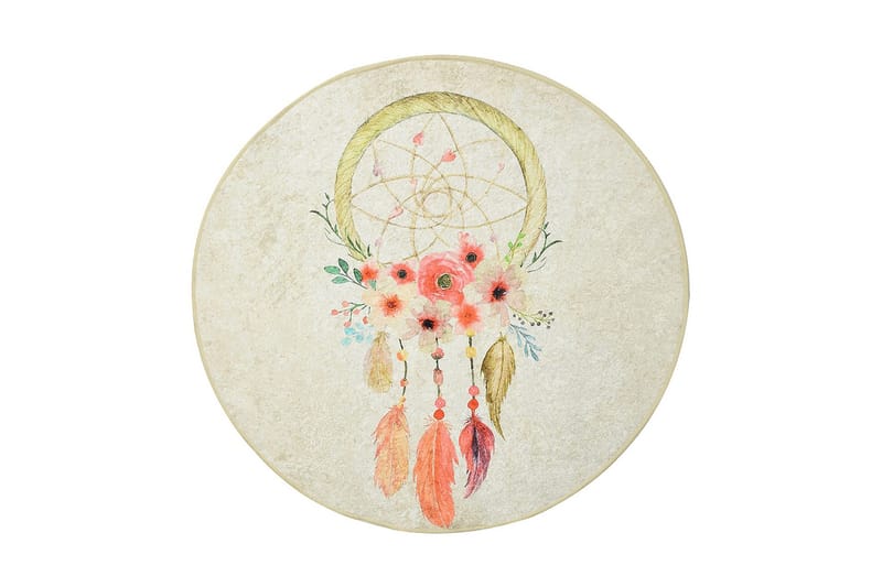 Chilai Home Bademåtte 100 Rund, Multifarvet