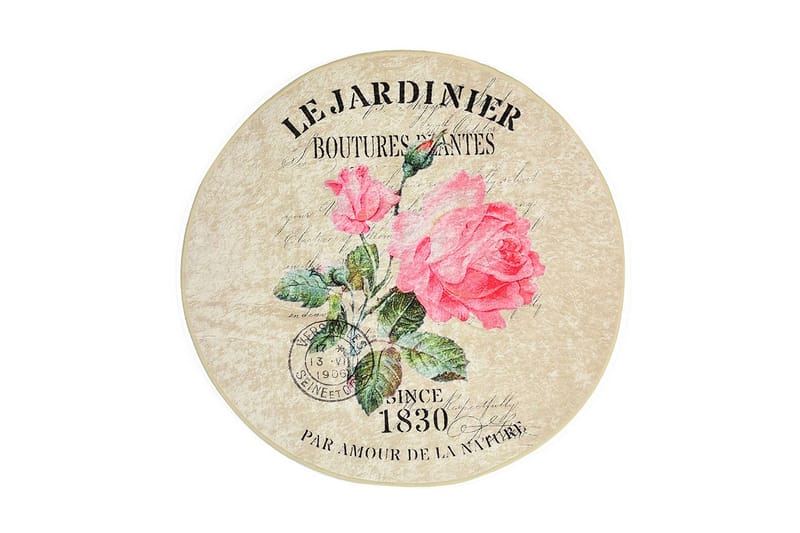 Chilai Home Bademåtte 100 Rund, Multifarvet