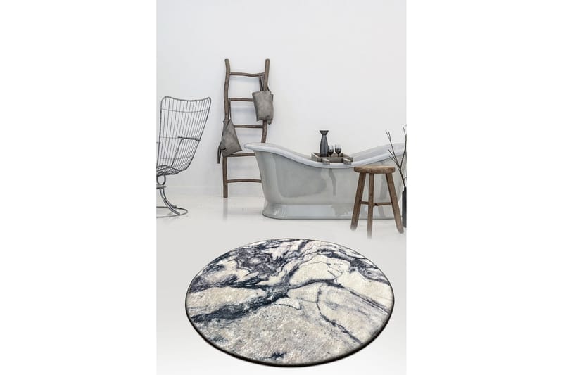 Chilai Home Bademåtte 100 Rund - Multifarvet - Tekstiler - Tæpper - Badeværelsesmåtte