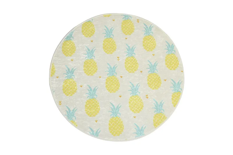 Chilai Home Bademåtte 100 Rund, Multifarvet