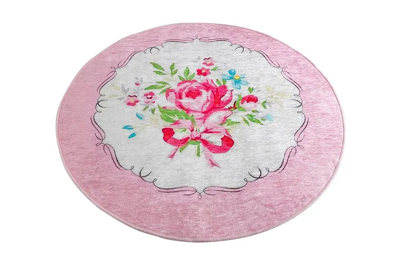 Chilai Home Bademåtte 100 Rund, Multifarvet