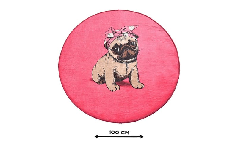 Chilai Home Bademåtte 100 Rund - Multifarvet - Tekstiler - Tæpper - Badeværelsesmåtte