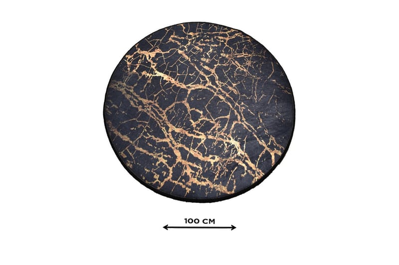 Chilai Home Bademåtte 100 Rund - Multifarvet - Tekstiler - Tæpper - Badeværelsesmåtte