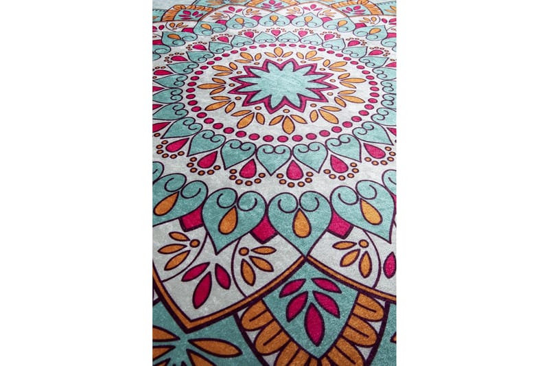 Chilai Home Bademåtte 100 Rund - Multifarvet - Tekstiler - Tæpper - Badeværelsesmåtte