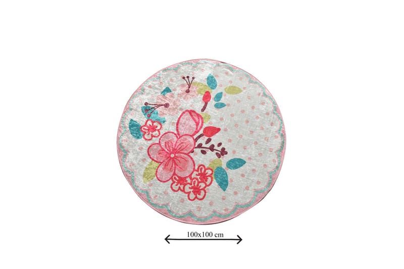 Chilai Home Bademåtte 100 Rund - Multifarvet - Tekstiler - Tæpper - Badeværelsesmåtte