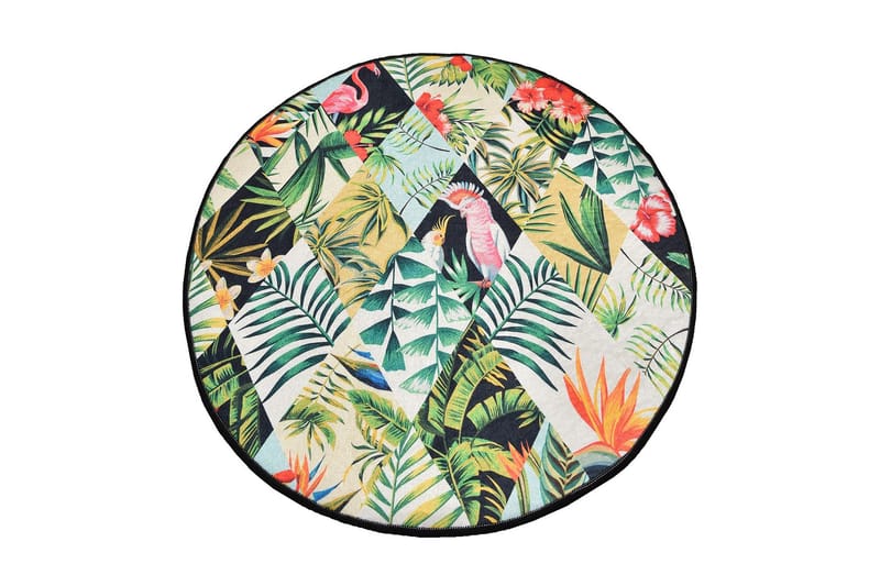 Chilai Home Bademåtte 100 Rund, Multifarvet