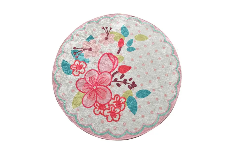 Chilai Home Bademåtte 100 Rund, Multifarvet