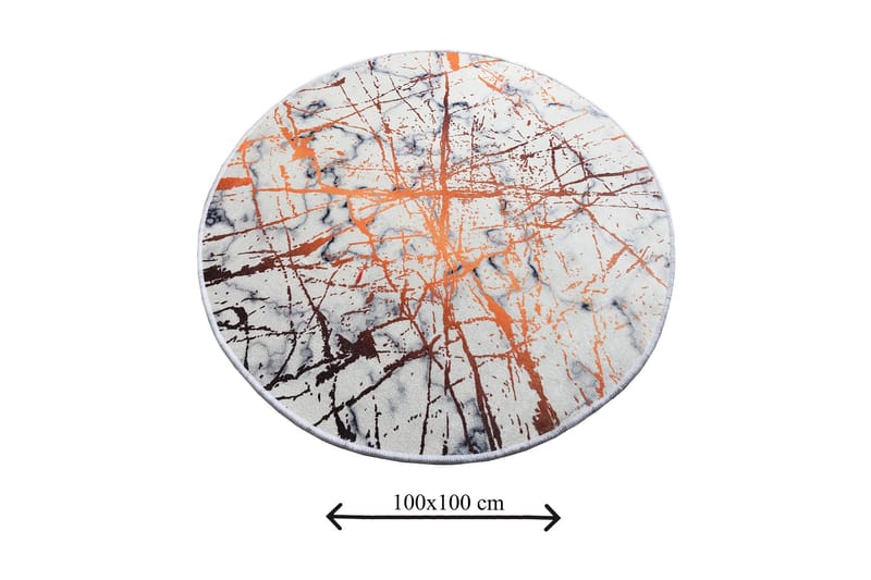 Chilai Home Bademåtte 100 Rund - Multifarvet - Tekstiler - Tæpper - Badeværelsesmåtte